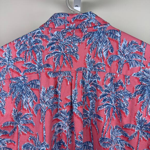 Vineyard Vines Classic Fit Short Sleeve Button Up Hawaiian Shirt Men's Medium - Picture 7 of 7